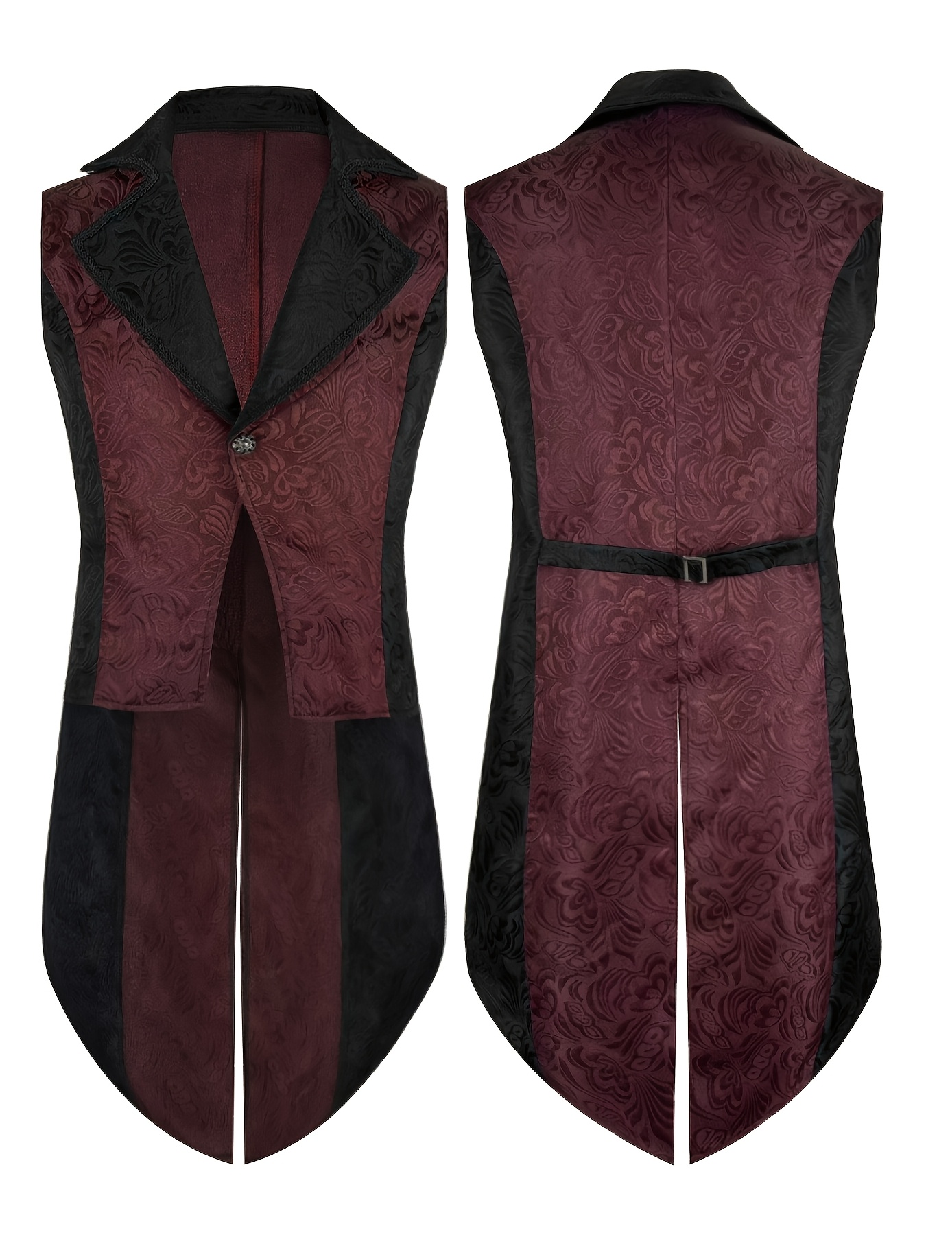 Medieval Men's Vest Retro Suit for Halloween