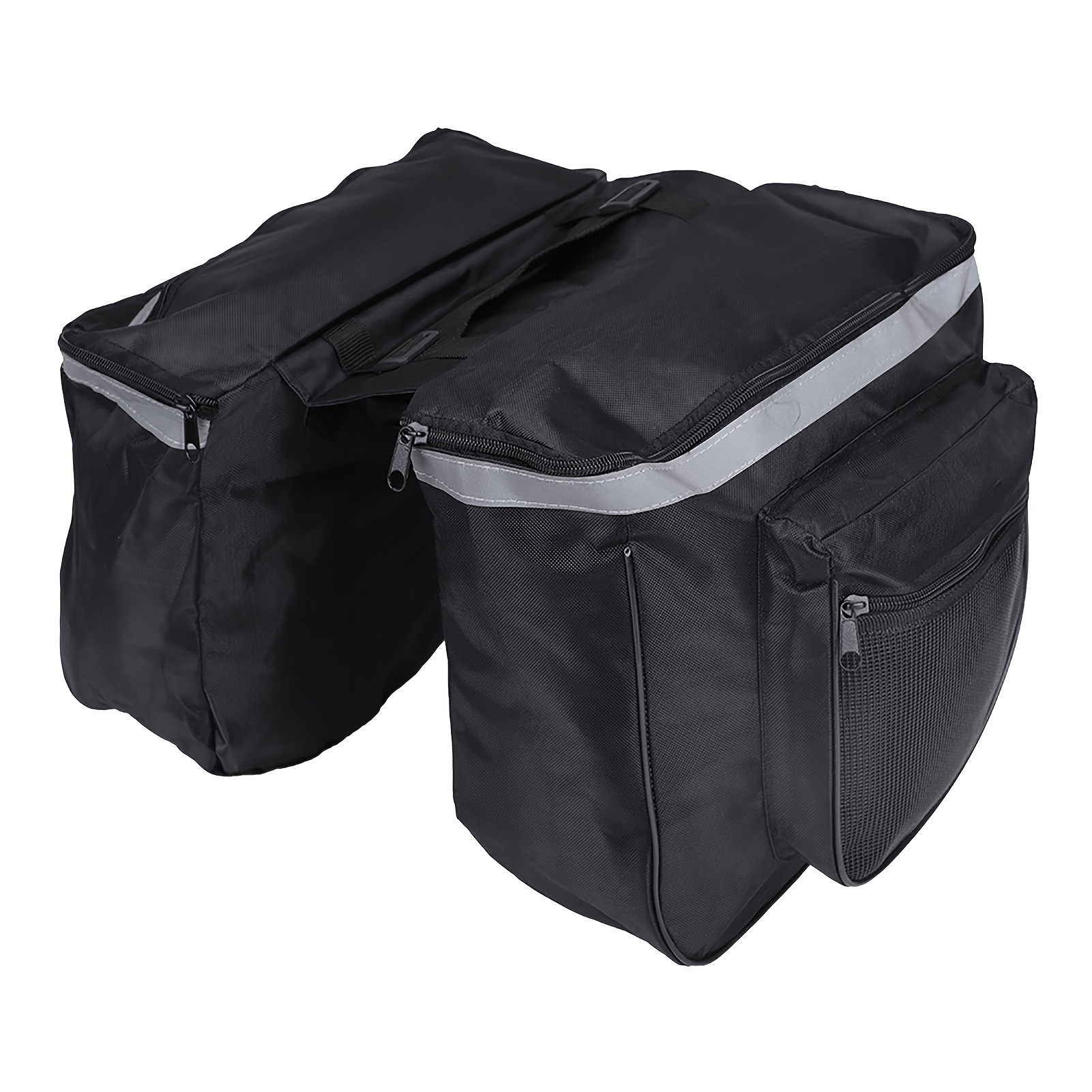 

25l Waterproof Bicycle Bike Rack Rear Seat Tail Carrier Trunk Double Bag