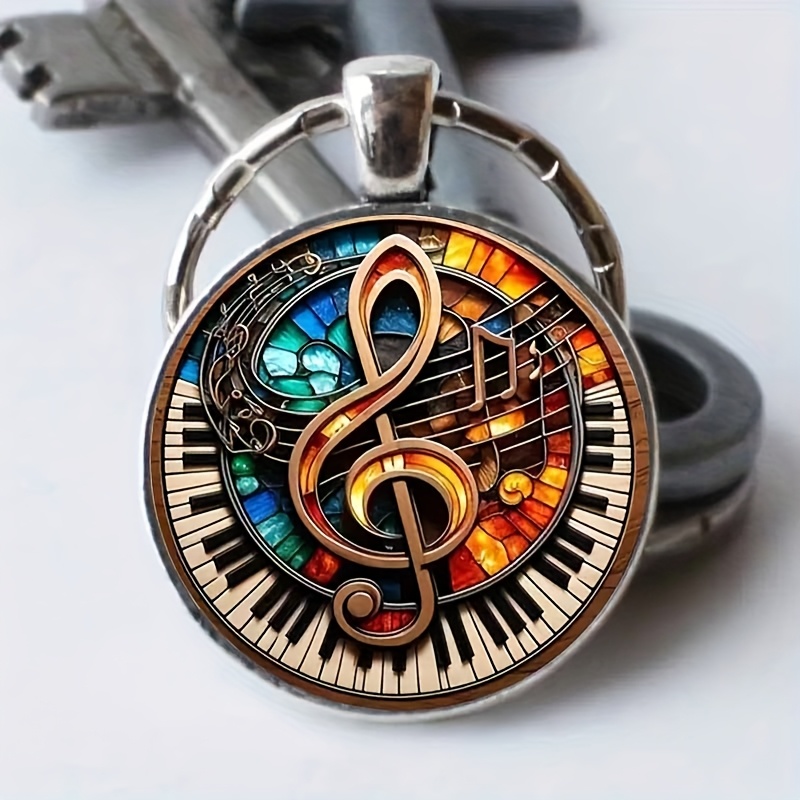 

1pc Alloy Keychain, Stained , Key , Car Pendant, Unisex For , , , Christmas,