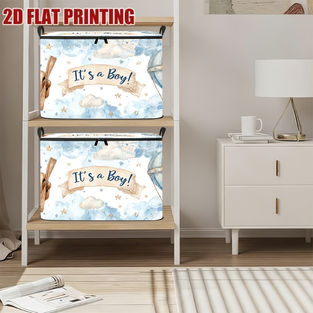 Oversized Cartoon Bear Airplane Storage Box