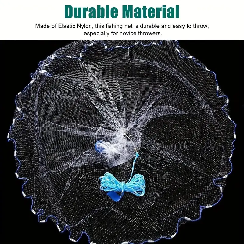 6ft fish net casting Joy Cast Try one today and load your bait well with ease. JOY FISH CAST NET MONOFILAMENT