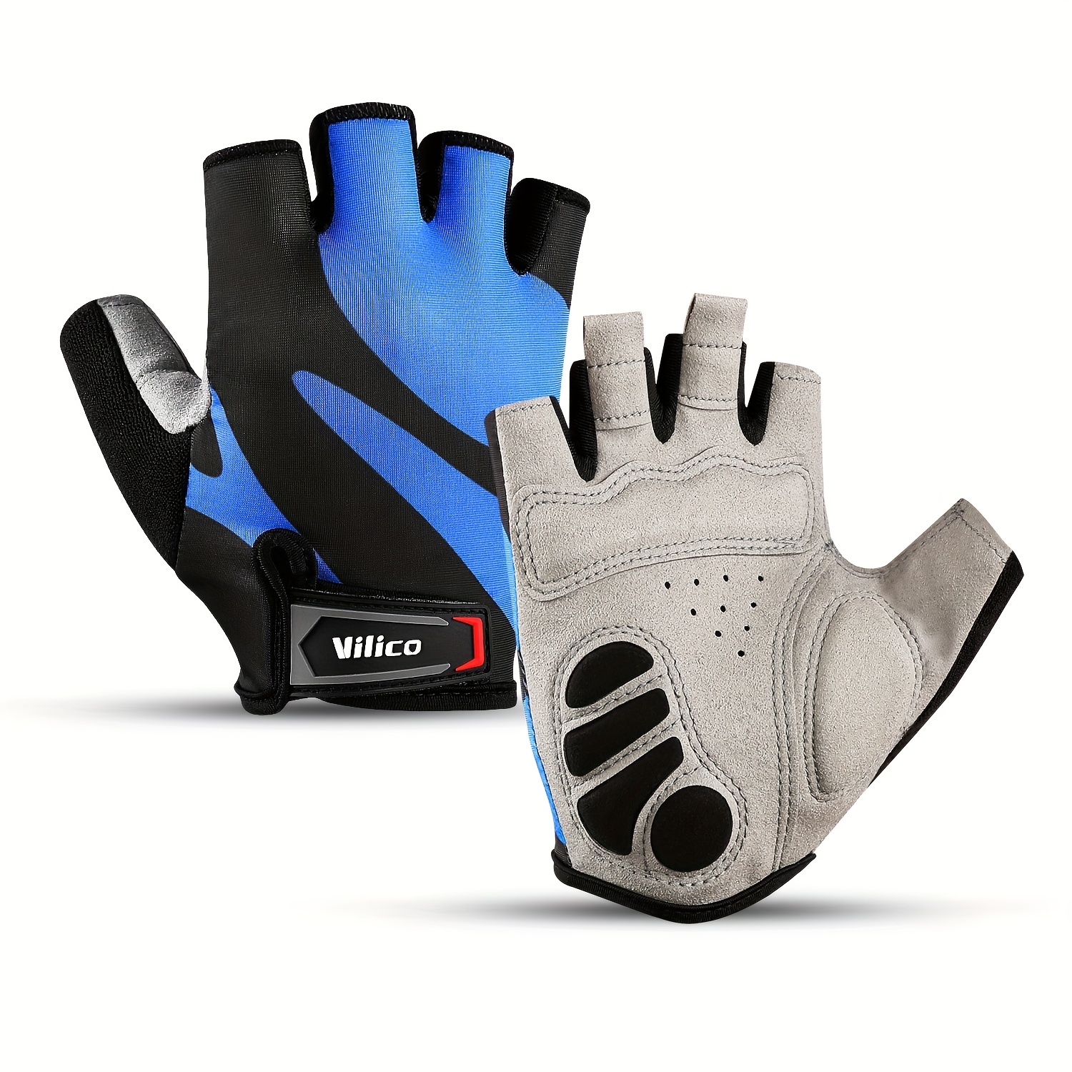 par guantes ciclismo medio dedo unisex diseño Temu Argentina