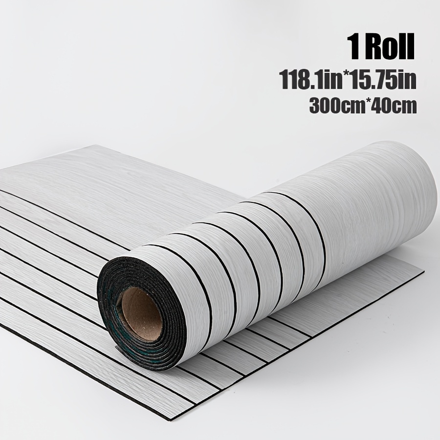 Image of 1roll Wood Grain Wall Panel, Thick Self-adhesive Grid Wall Sticker, For Living Room Tv Background Wall, Bed Headboard And Sofa Background Wall, Cutting And Stick Wallpaper Decoration