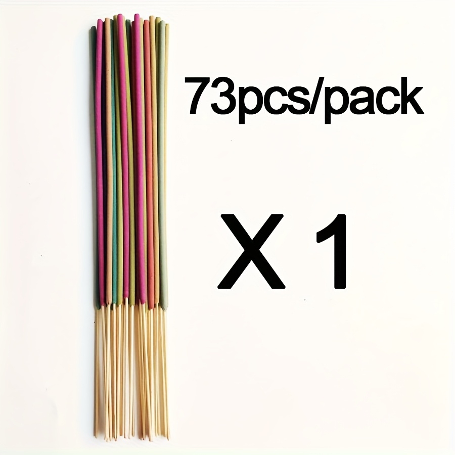 TEMU 24/ 73/ 170 Incense Sticks For Home Use, Bamboo Sticks With Flavors From