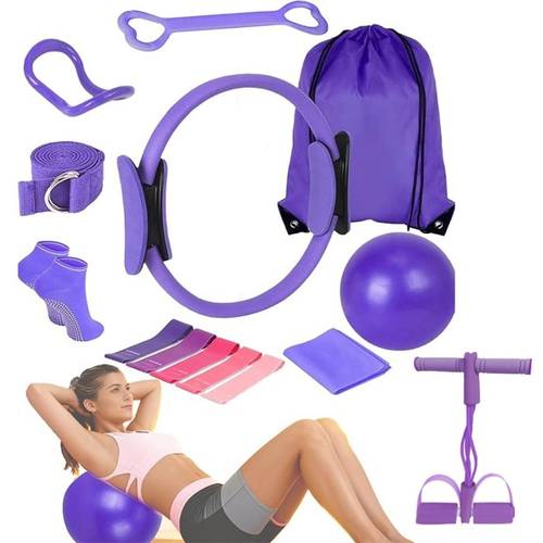 an essential pilates set for women equipment including pedal bands and bands an for womens home workouts and beginners
