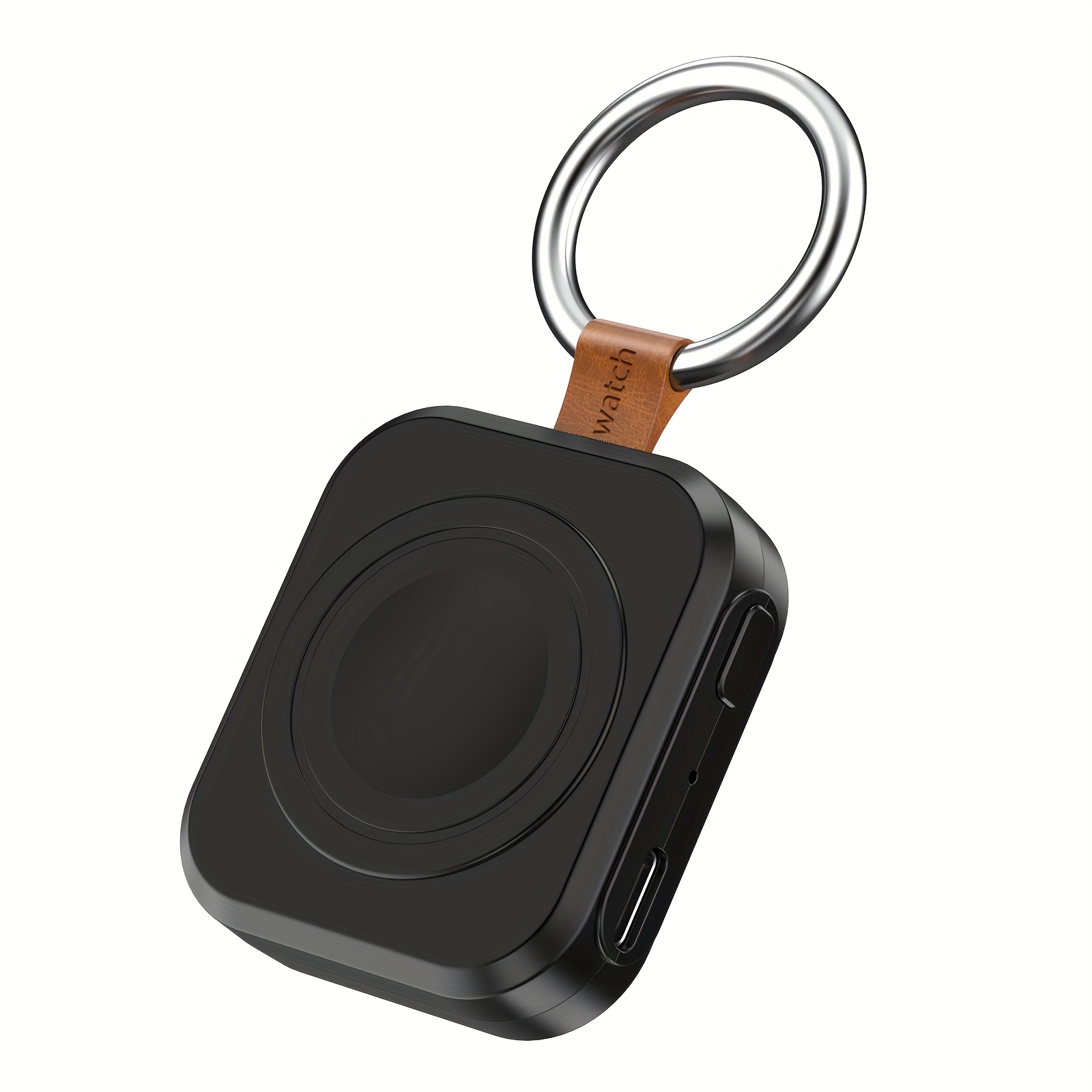 Image of Portable Wireless Power Bank For Watch 1200mah, Keychain Design, Fast Charging 2-2.5 Hours, Compatible With /ultra, Travel Essential Smartwatch Charging Dock