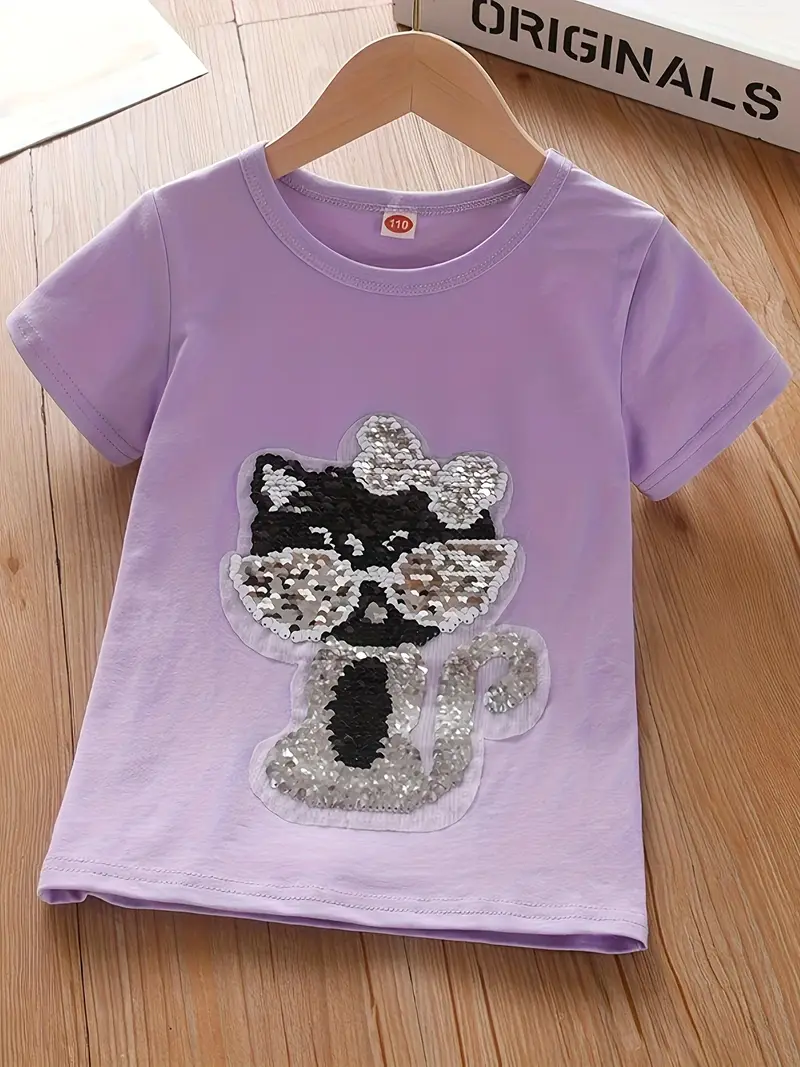 girls bow pink cat short sleeve color changing dress blend - Temu Bahrain girls bow pink cat short sleeve color changing dress blend - Temu Bahrain