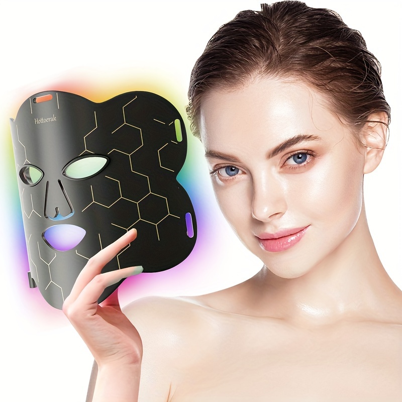 

7+1 Mask, With Timer 10/15/, Portable 3-in-1 Chip Mask, At Home And Travel Mask, 5 Light , Usb Mask, Valentine's Day Gift, Birthday Gift, For Boyfriend, Girlfriend,