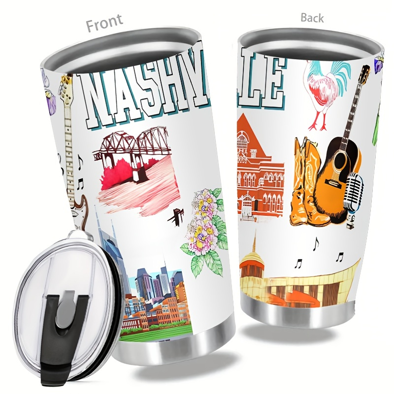 

20oz 304 Steel Insulated Mug Lid And , And For City
