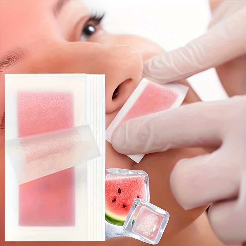 Watermelon-Flavored Wax Strips for Instant Hair Removal, Providing Quick And Painless Results Without Leaving Dark Spots, Ensuring Long-Lasting Smoothness. Suitable for Hair Removal on The Lips, Face, Hands, Feet, Underarms