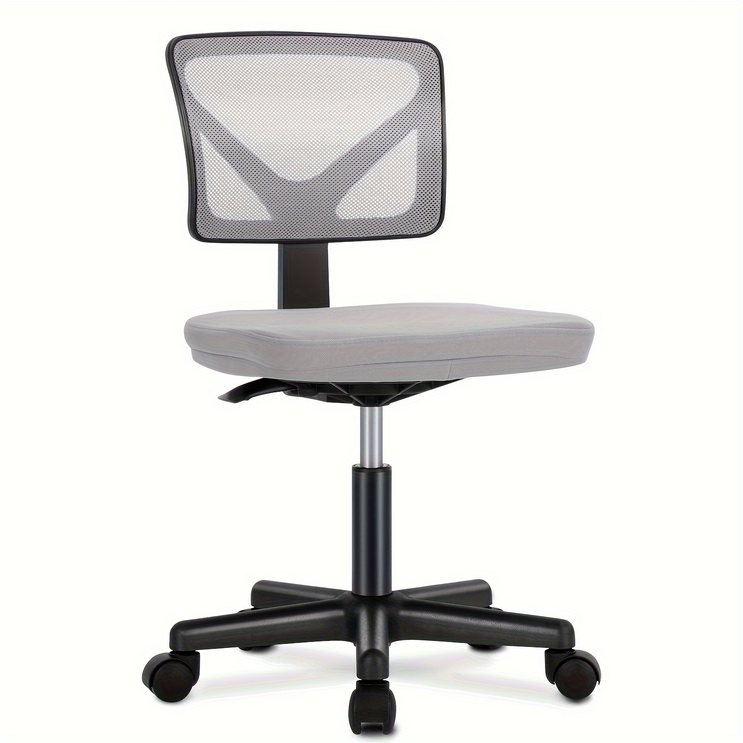 Computer Office Chair With Swivel, Lumbar Rest,, Stylish Mesh, &amp; Adjustable Armrests - Comfortable Seating For Improved Posture