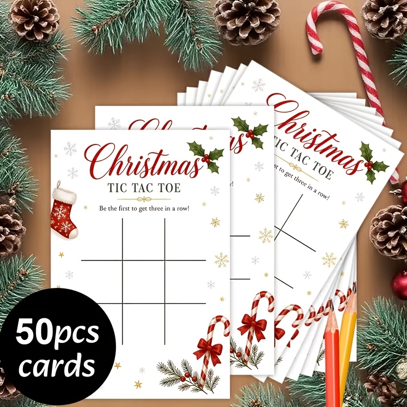 50 Christmas Interactive Game Cards