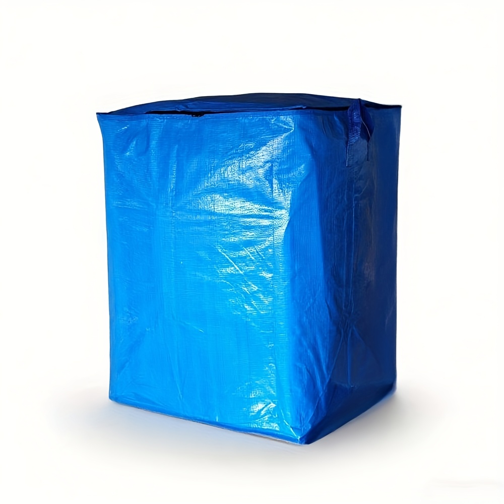 1pc Extra-large Waterproof Moving Bag With Reinforced Handles And Zipper – Space- Heavy-duty Storage Organizer For Clothes, Home, Dorm, Wardrobe. Perfect For Halloween/christmas Decor Storage