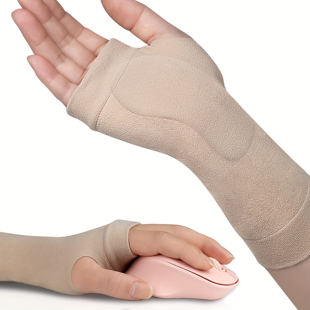 

Comfortable Wrist-thumb Support Compression Glove With Soft Gel Pad - Ideal For Treating Carpal Tunnel, Arthritis, And