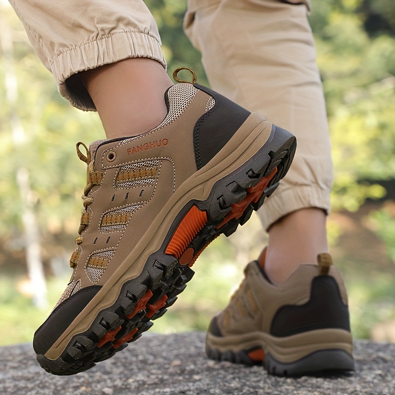 durable mens lace hiking footwear casual athletic shoes - Temu display picture 1