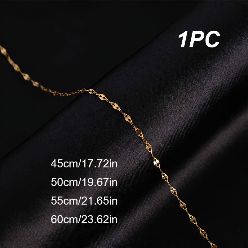 Women's 18K Gold-plated Lip Chain Necklace, Dazzling & Exquisite