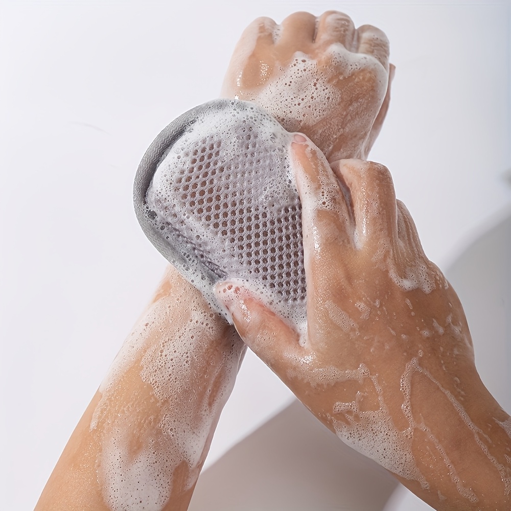 Soap Bag with Lathering Mesh, Bath Flower and Scrub Net Pouch