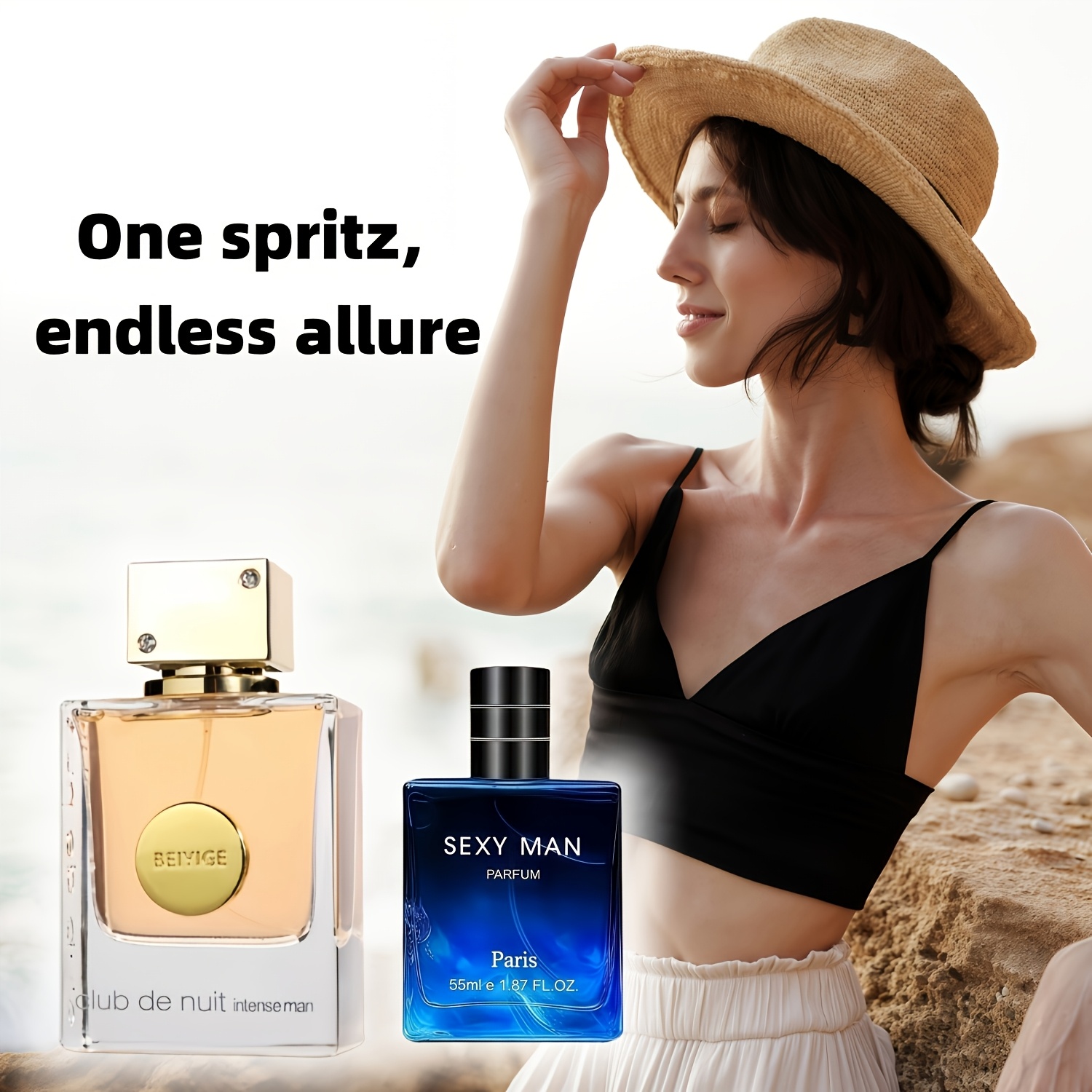 TEMU 2pcs Women's Perfume/, Perfume Set, Unisex Perfume, Perfume Set, Gift For Family, , , Date Perfume, Fragrance, Ideal For Parties And , Special