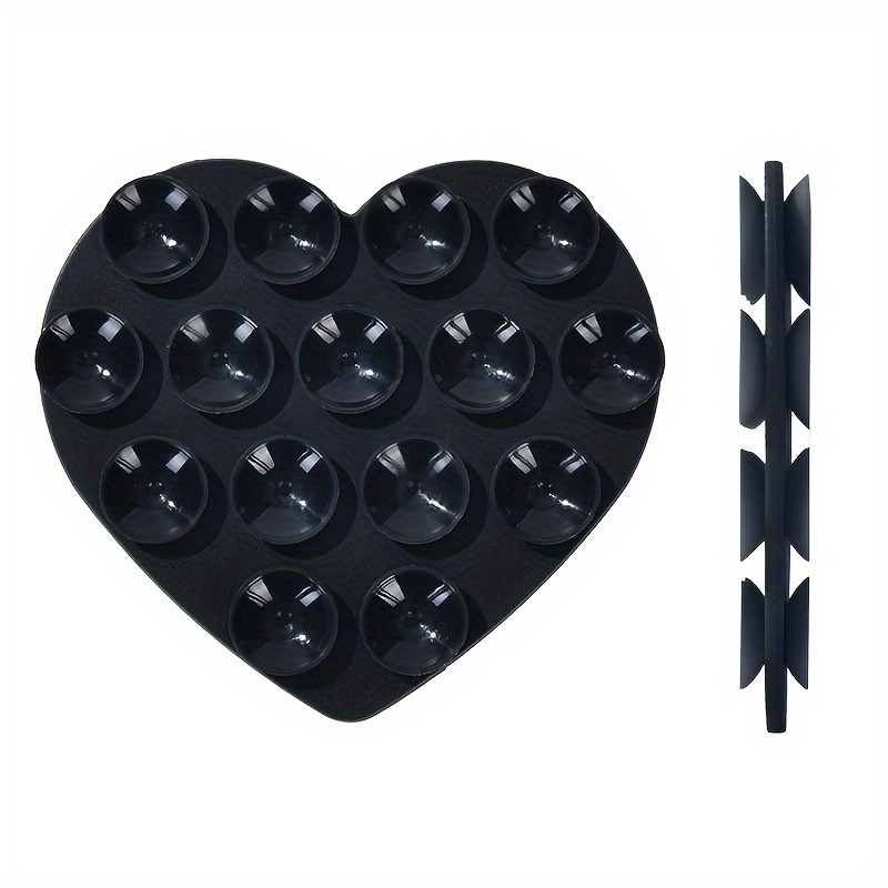 TEMU 1pc Multi-functional Punch-free Household Strong Mobile Phone Double-sided Suction Cup Sticker Silicone Suction Cup