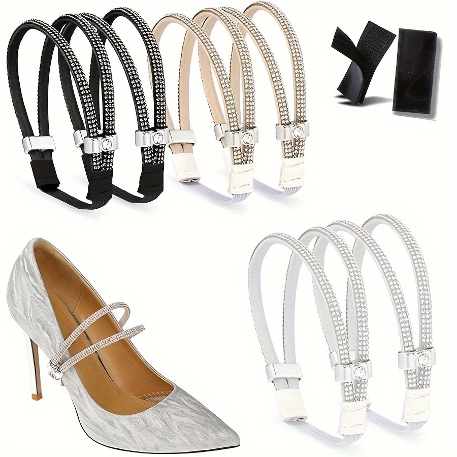 

1 Pair Straps Shoe Clips, High Heels Shoe Straps, Shoe Straps For Heels, Detachable Shoe Straps For Heels, High Heels Shoe Straps