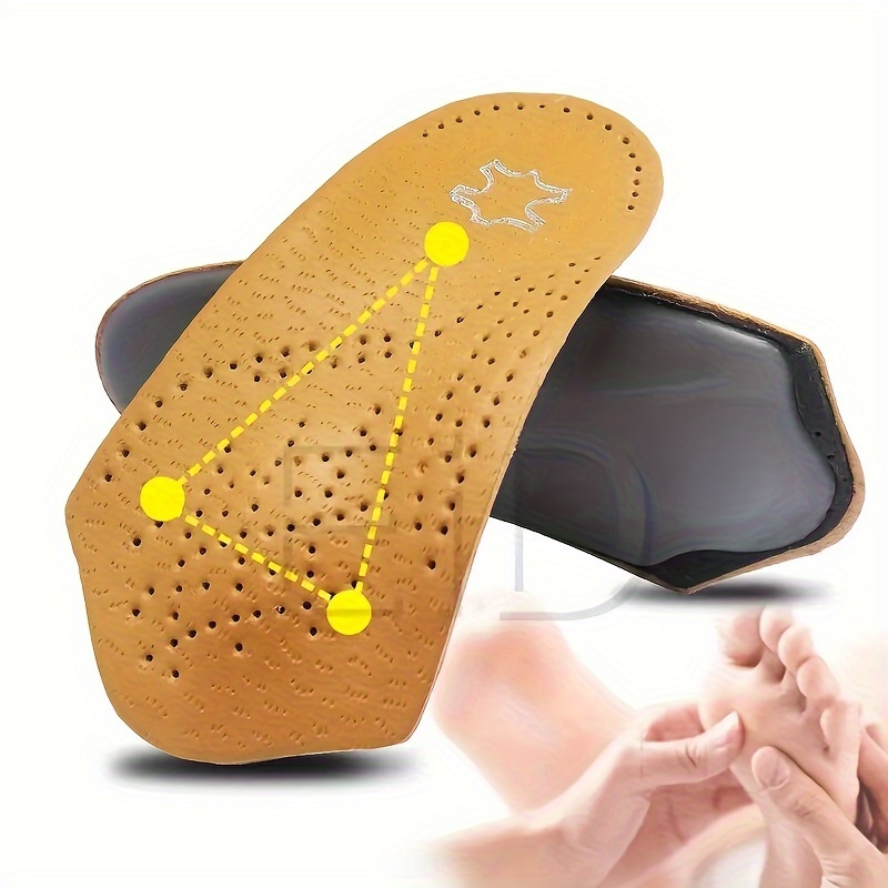

1pair Arch Support Insoles, Non-slip Thickened Half Cushions, Half Insole Inserts For Men And Women