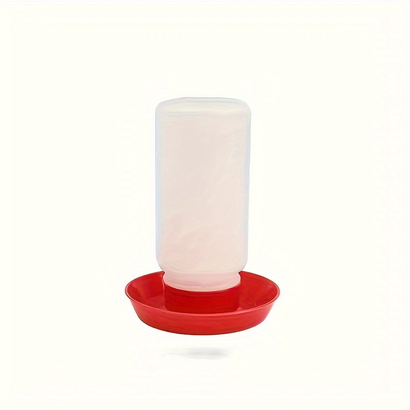 Automatic Poultry Waterer Jug - , No-power Needed For Chickens, Birds, Quail & Pigeons - Plastic
