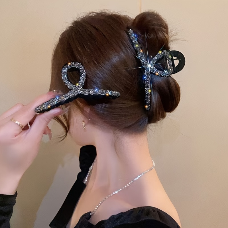 1 korean dongdaemun same style full diamond clip - Temu  display picture 2