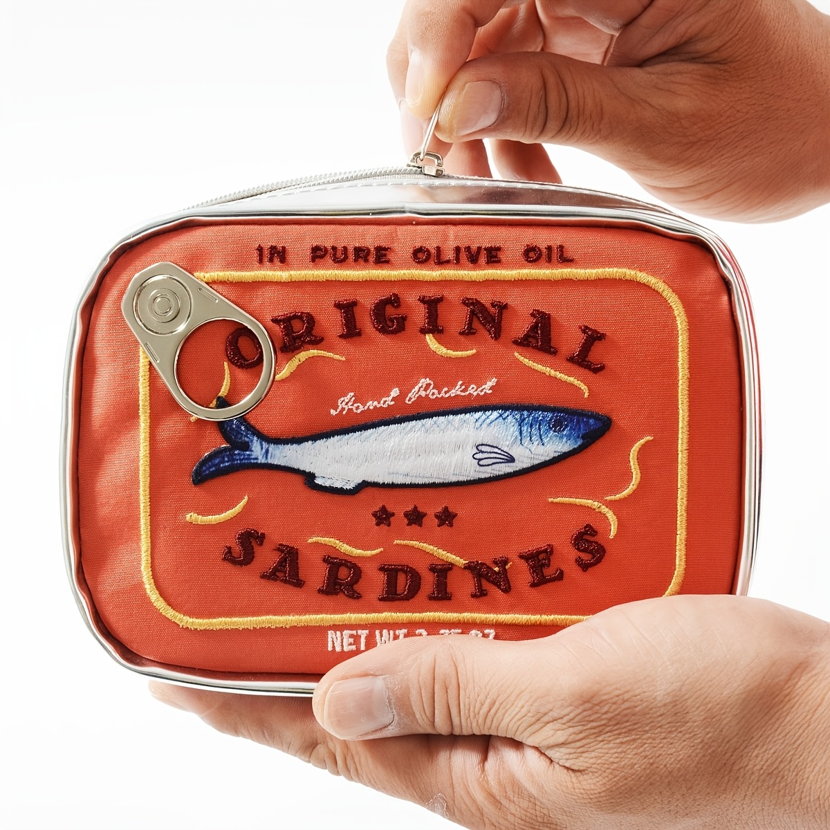 TEMU Canned Fish Storage Bag - Orange