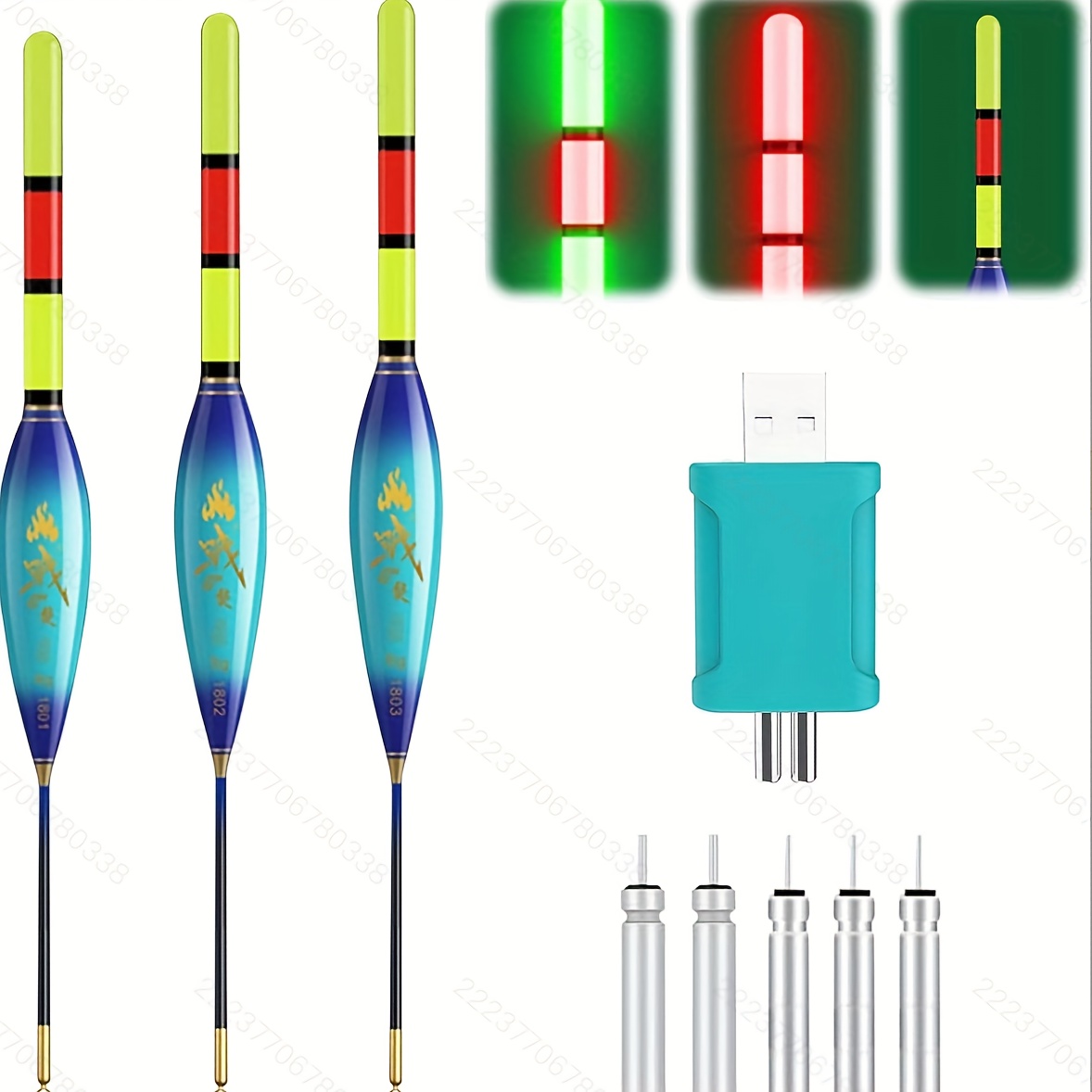 Fishing Floats, 3-pack Floats, Fishing, Float Fishing Set, Fishing Additions, Gravity Sensing Fishing Floats, Fishing Float Set, In Lakes, Rivers Or, Without Battery
