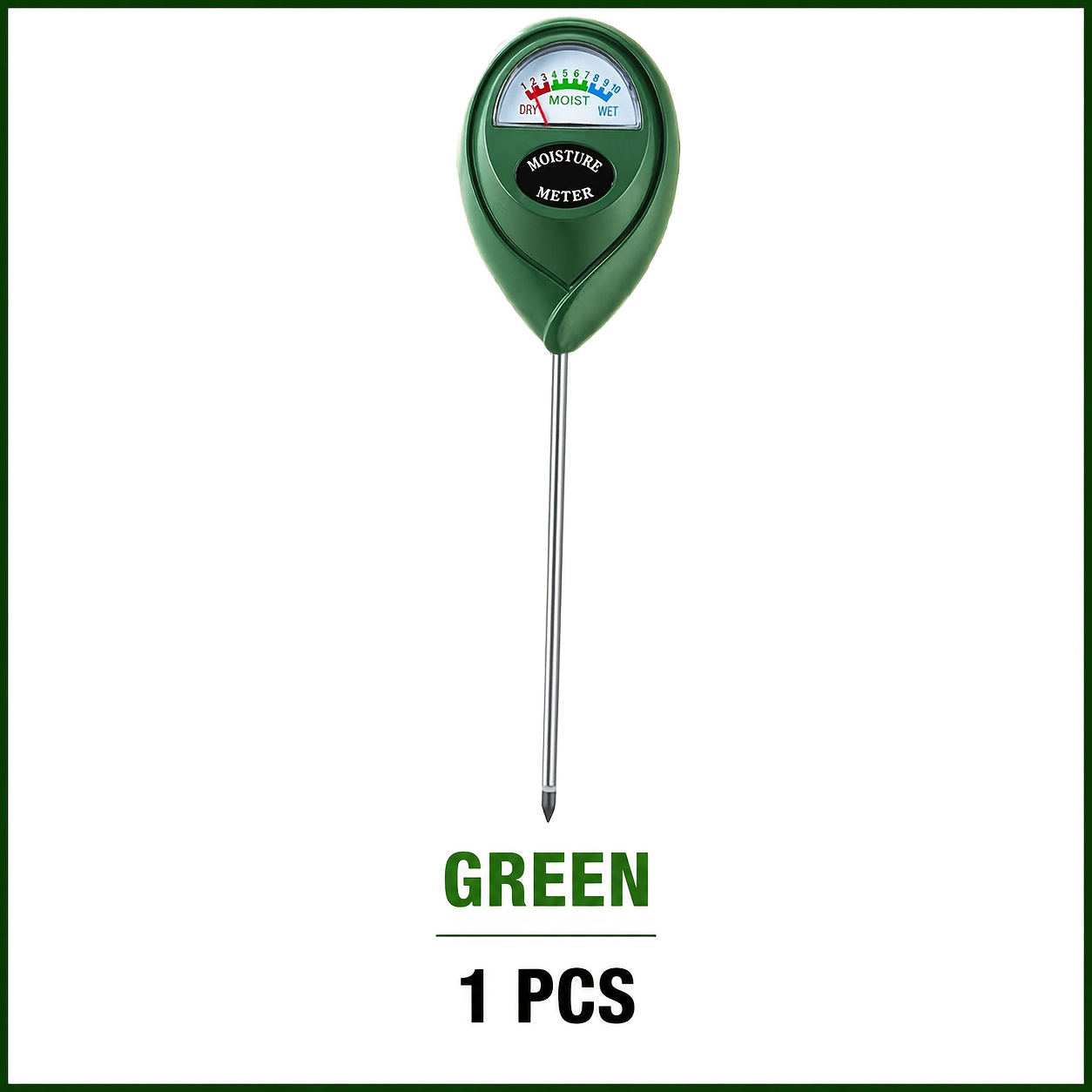 Image of 1pc Soil Moisture Tester, No Batteries Required, Quick Testing, Suitable For Greenhouse, Garden, Indoor/outdoor Watering, Gardening Tool, For Flower Pots, Plant Cultivation, Gardening Supplies