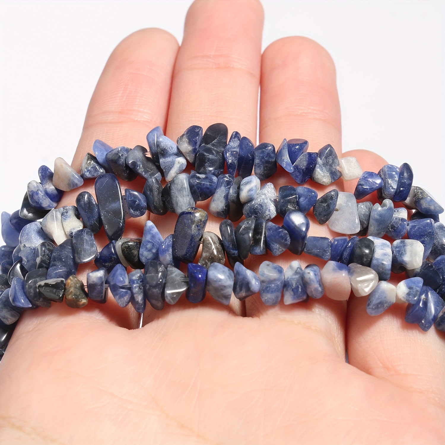 Natural Stone Irregular Crushed Crystal Gravel Beads - Temu
