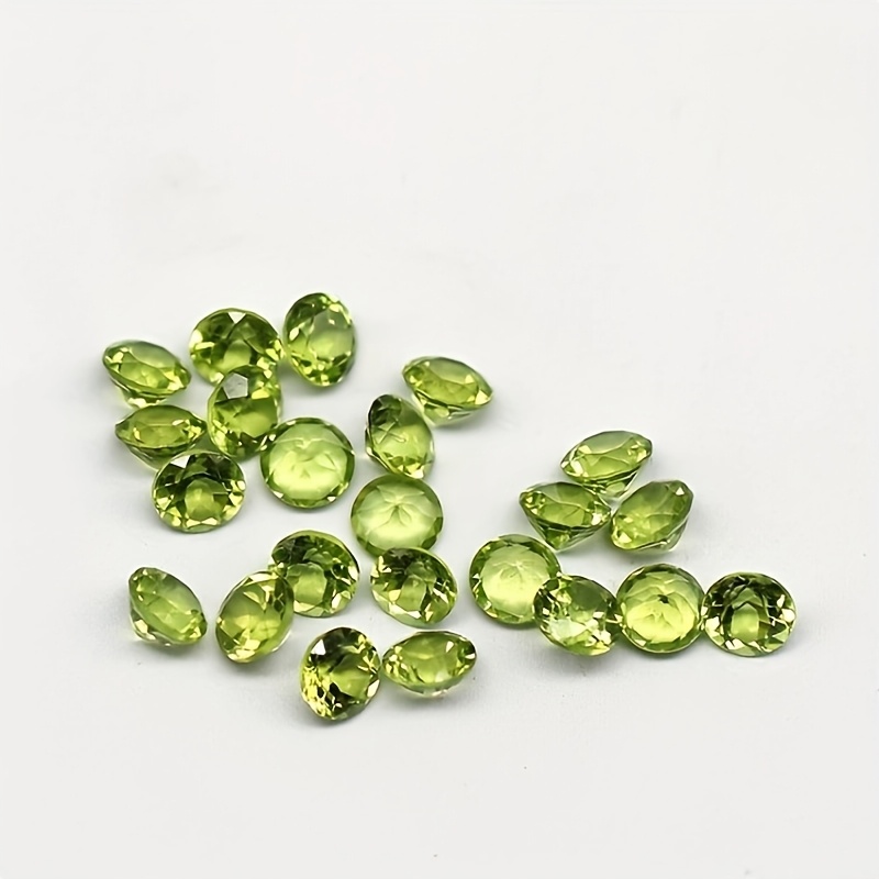 20pcs Peridot Cabochons for Pendant Necklaces