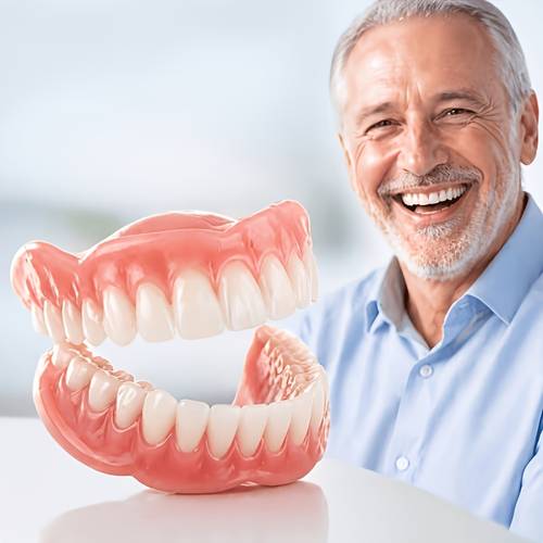 men and women universal dentures for seniors comfortable for tooth shapes portable removable tool suitable for daily wear in multiple