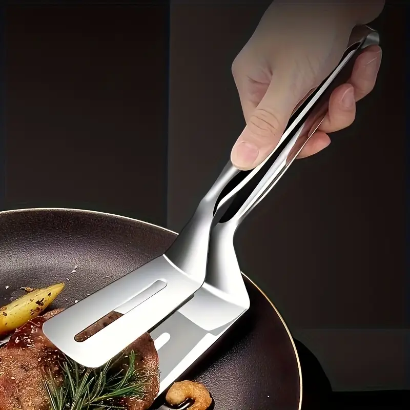forțe de oțel inoxidabil pentru pește și carne, multifuncționale pentru grătar, prăjituri și pâine cu mânere antiderapante | potrivite pentru bbq coreean, pește prăjit  . | ustensilă esențială în bucătărie | structură din oțel inoxidabil, compatibile cu 11 sărbători Detaliile articolului 1