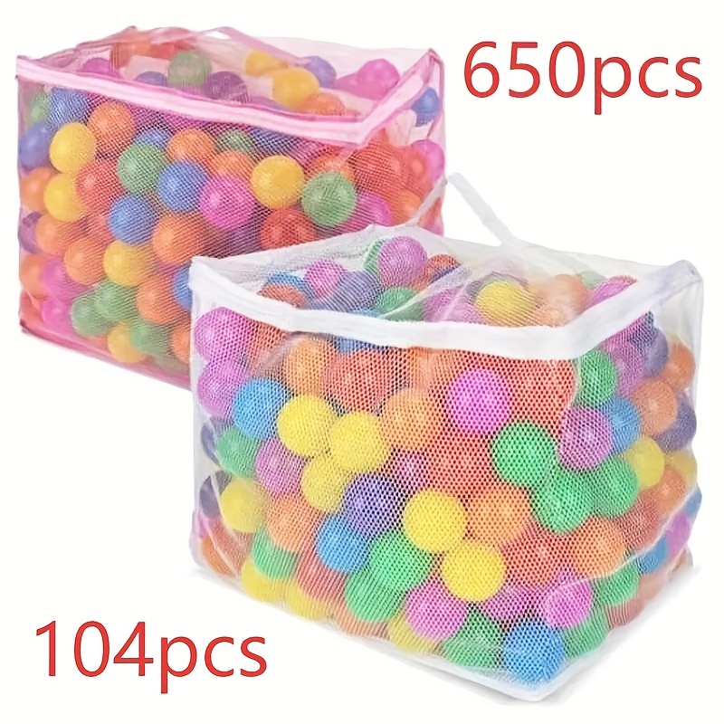 wholesale 650pcs 104pcs soft   balls for kids pets assorted bright colors   durable ideal for toddler pools indoor activity fences preschool daycare   for boys and girls and pet