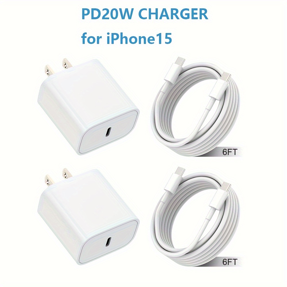 Apple iPhone 15 Pro Max 20w Type-C Fast Wall Charger Power
