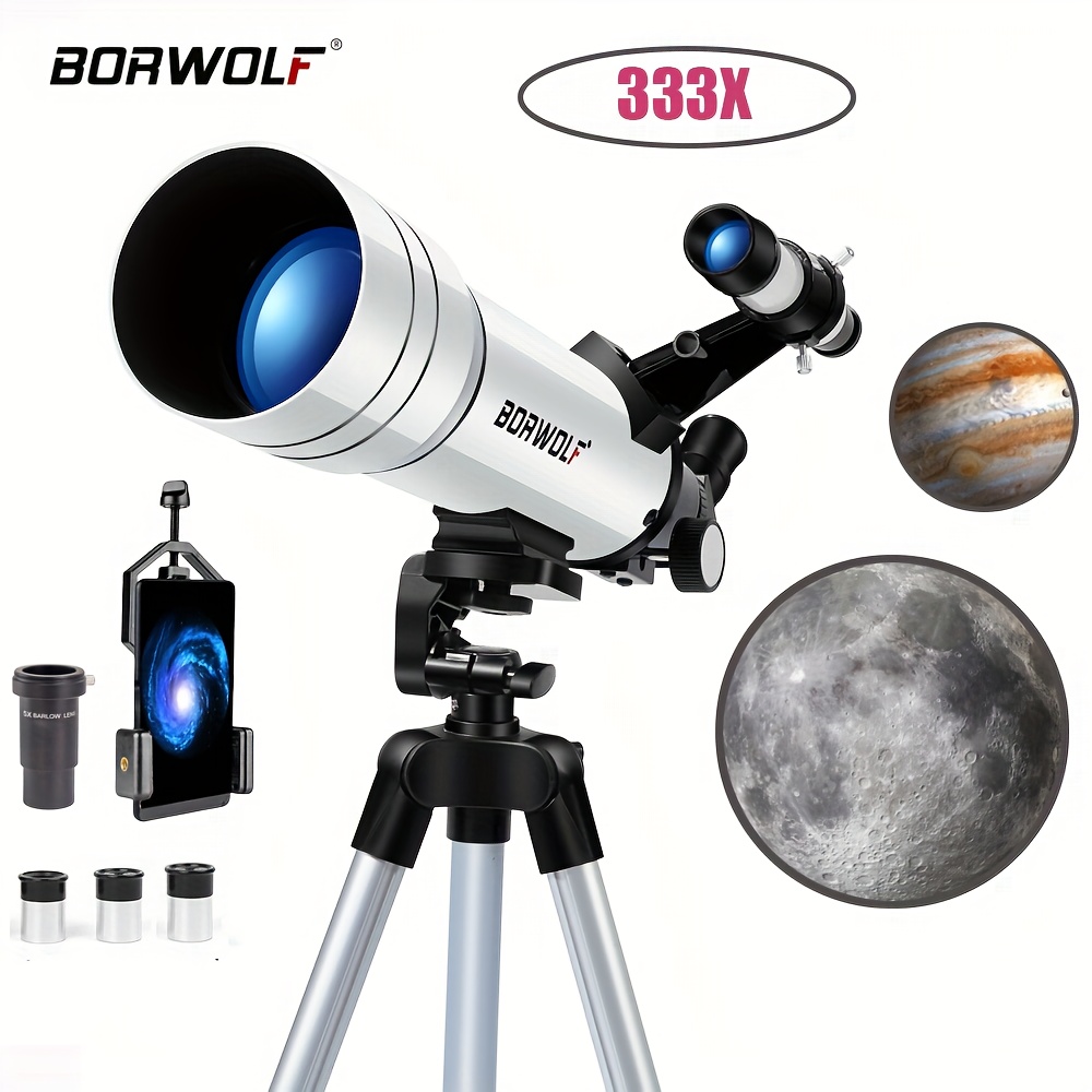 Borwolf 70400 Professional High-definition Astronomical Telescope 333x To And Stars Bird Watching Monocular