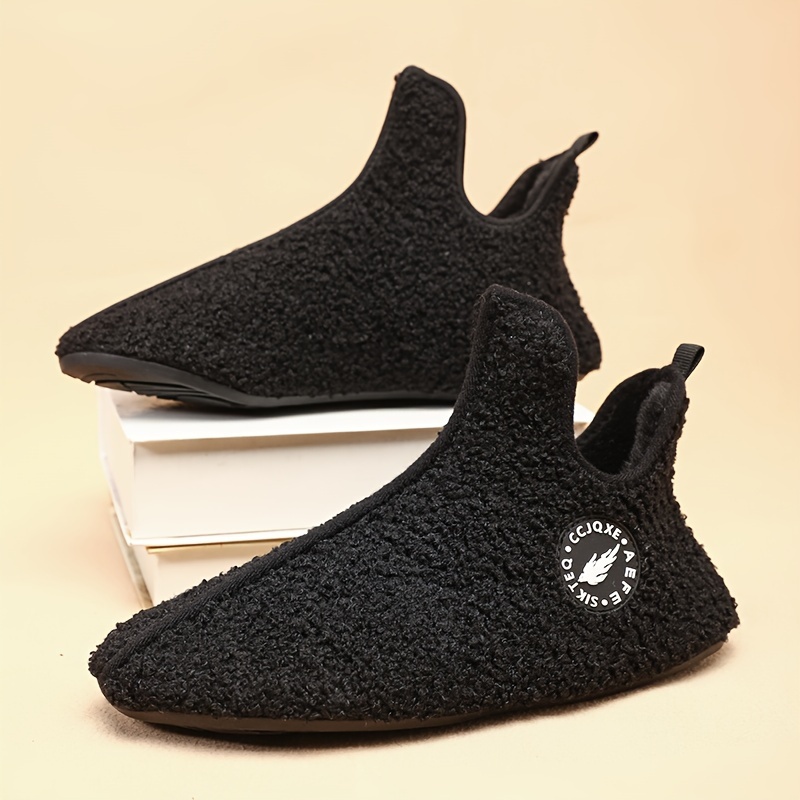 Autumn And Winter Warm Men's Home Slippers, Indoor Thickened Slippers