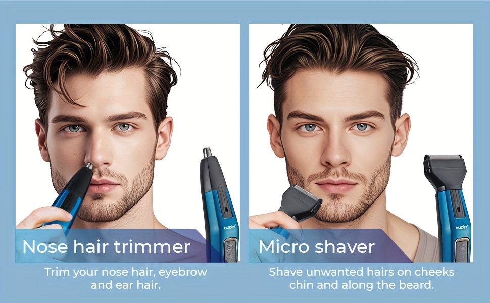   cordless shaving and hair clippers kit electric shaver 5 in   hair trimmer lady shaver electric eplilator bikini hair removal body groin trimmer shaver body adjustable combs and travel case for men barbers   use Product details 2