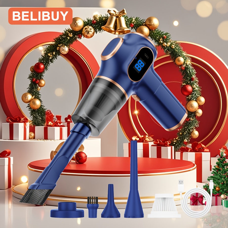 

Dual Battery Electric Handheld Vacuum Cleaner, Wireless Portable Vacuum Cleaner, Rechargeable, Integrated Blowing And Suction, Multiple Accessories, Sofa, Pet Hair Cleaning