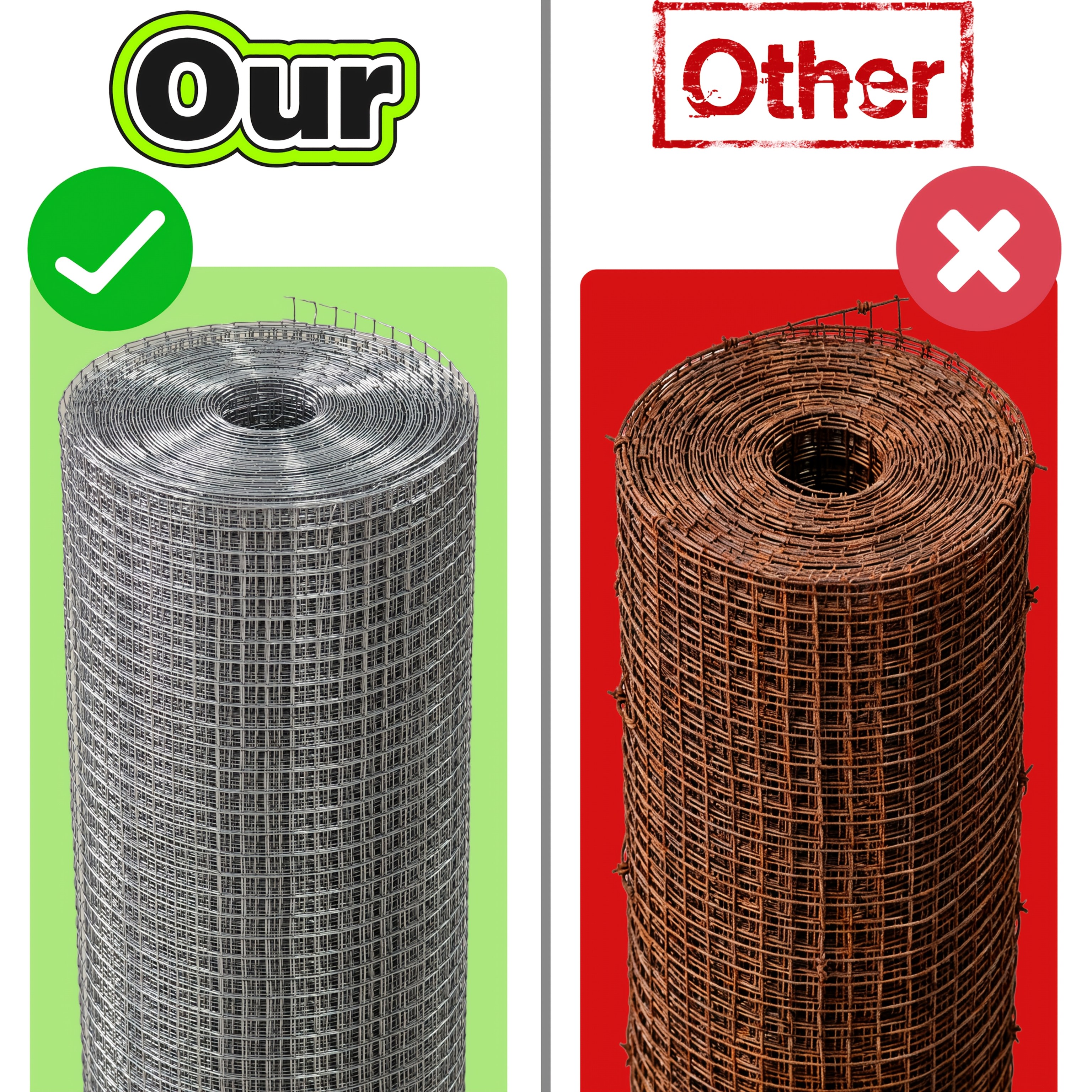 Heavy Duty Galvanized Welded Wire Mesh Roll