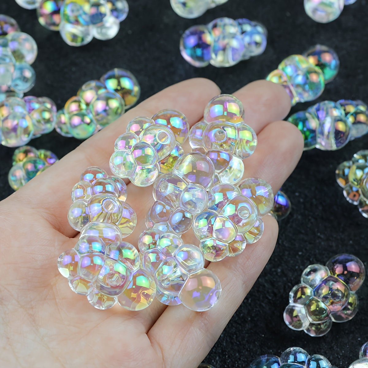 

10pcs 18x25mm Cloud-shaped For , Bracelets & Phone - Craft Supplies For Necklace And Pen Decoration