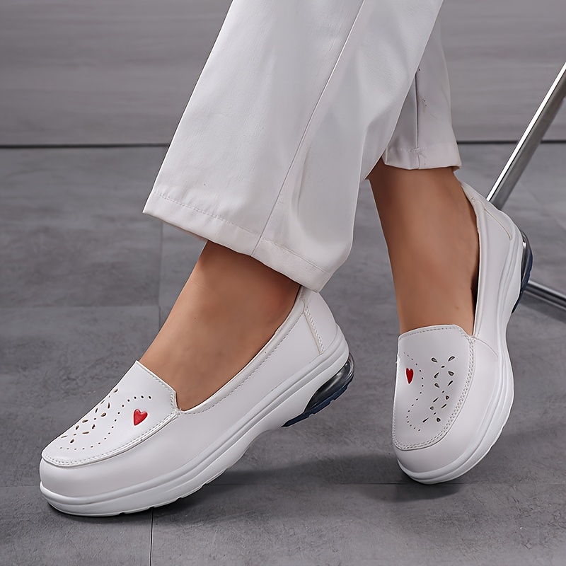 zapatos enfermería blancos mujer calzado transpirable Temu El