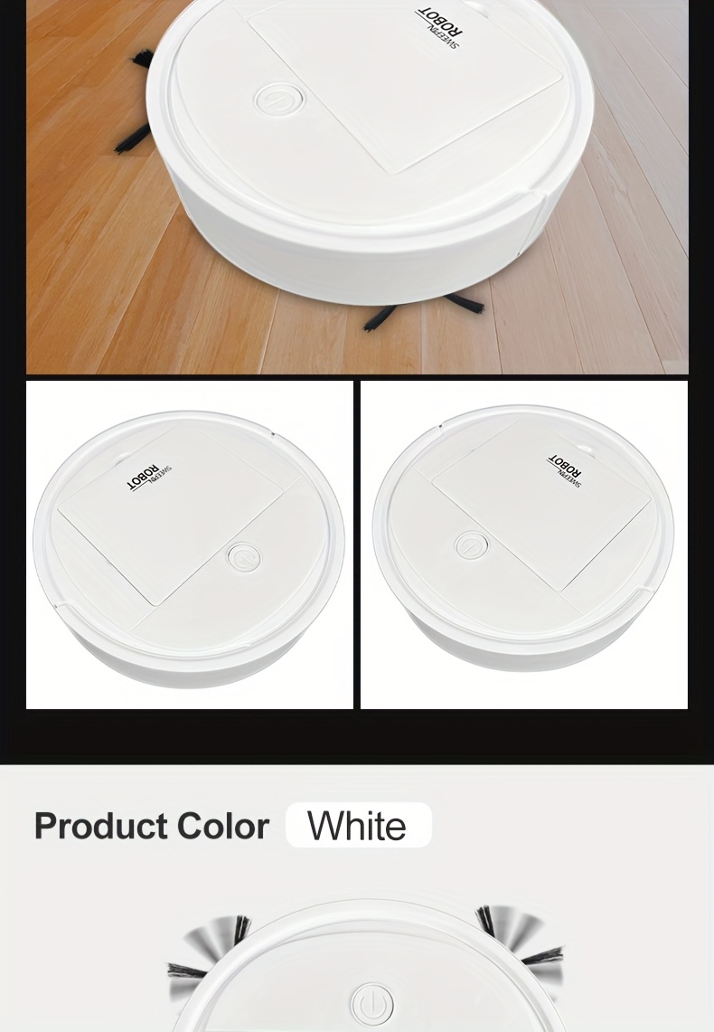 3 in 1 robot vacuum cleaner and mop combo usb rechargeable strong suction and design suitable for pet hair hard floors and daily cleaning automatic mop pet hair cleaner robot vacuum cleaner details 13