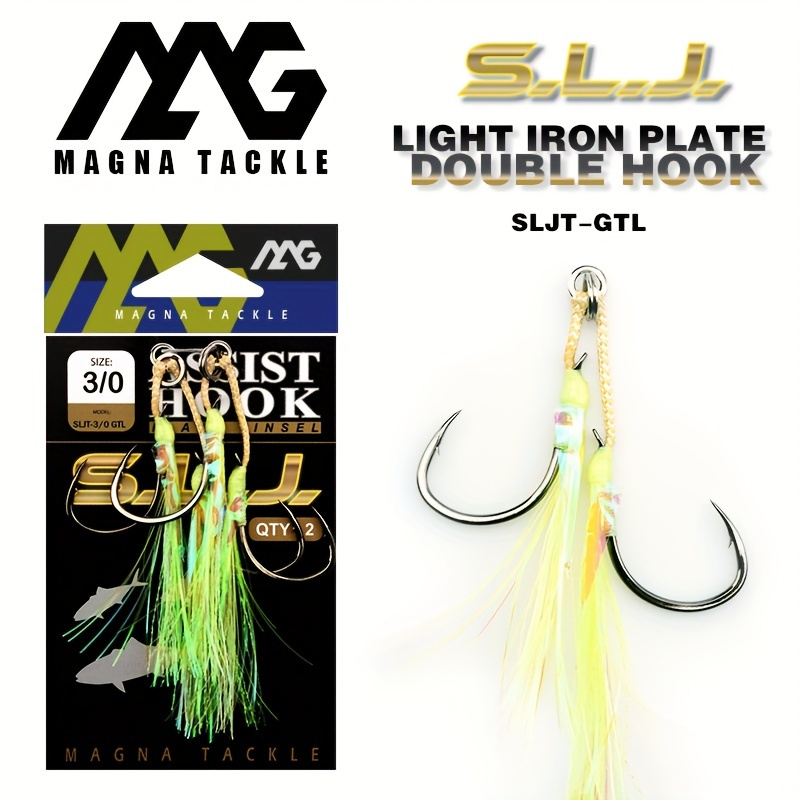 Mag x Deeper Assist Hook Glow Tassels Jig Hook - Temu