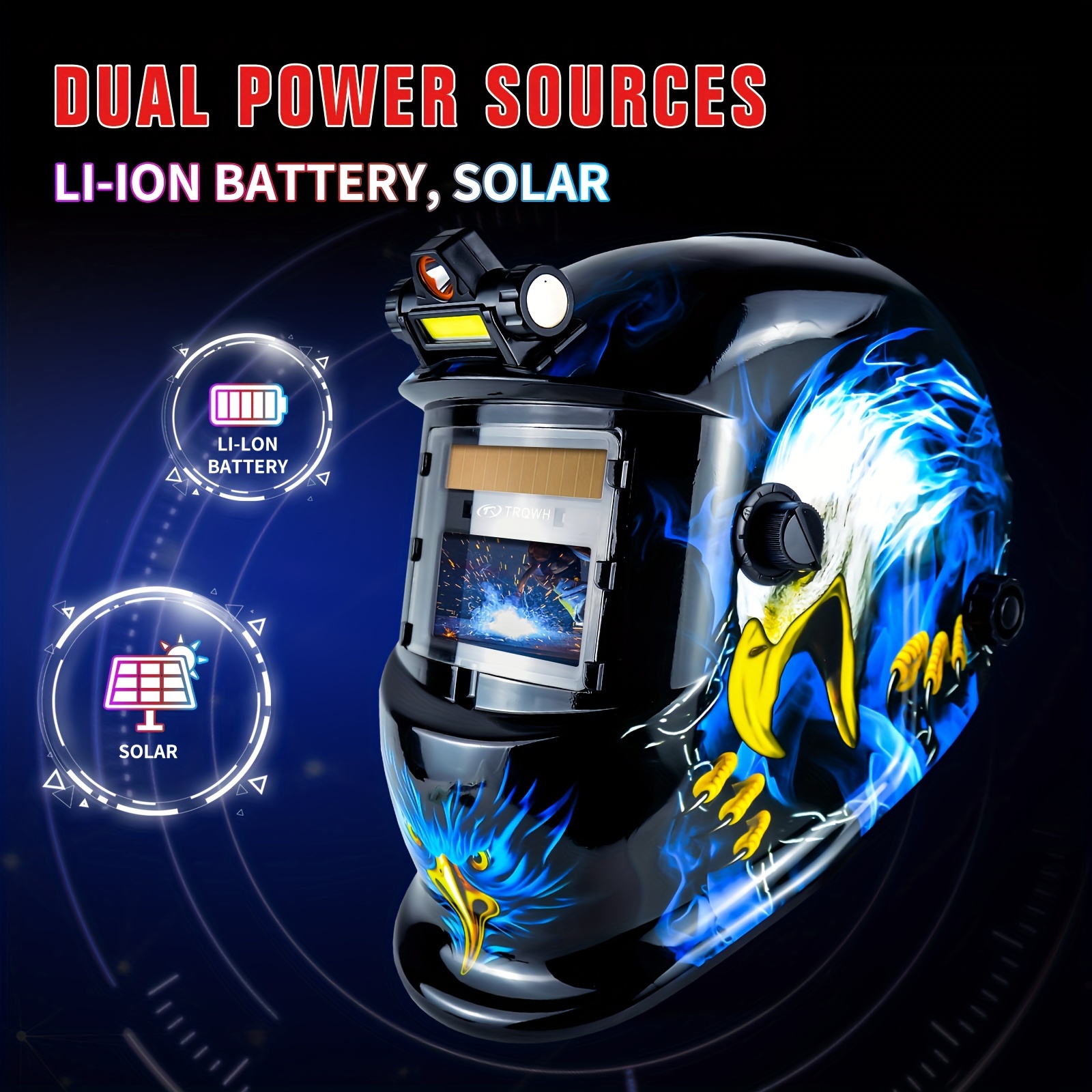 Auto Darkening Welding Helmet True Color Welding Hood - Temu