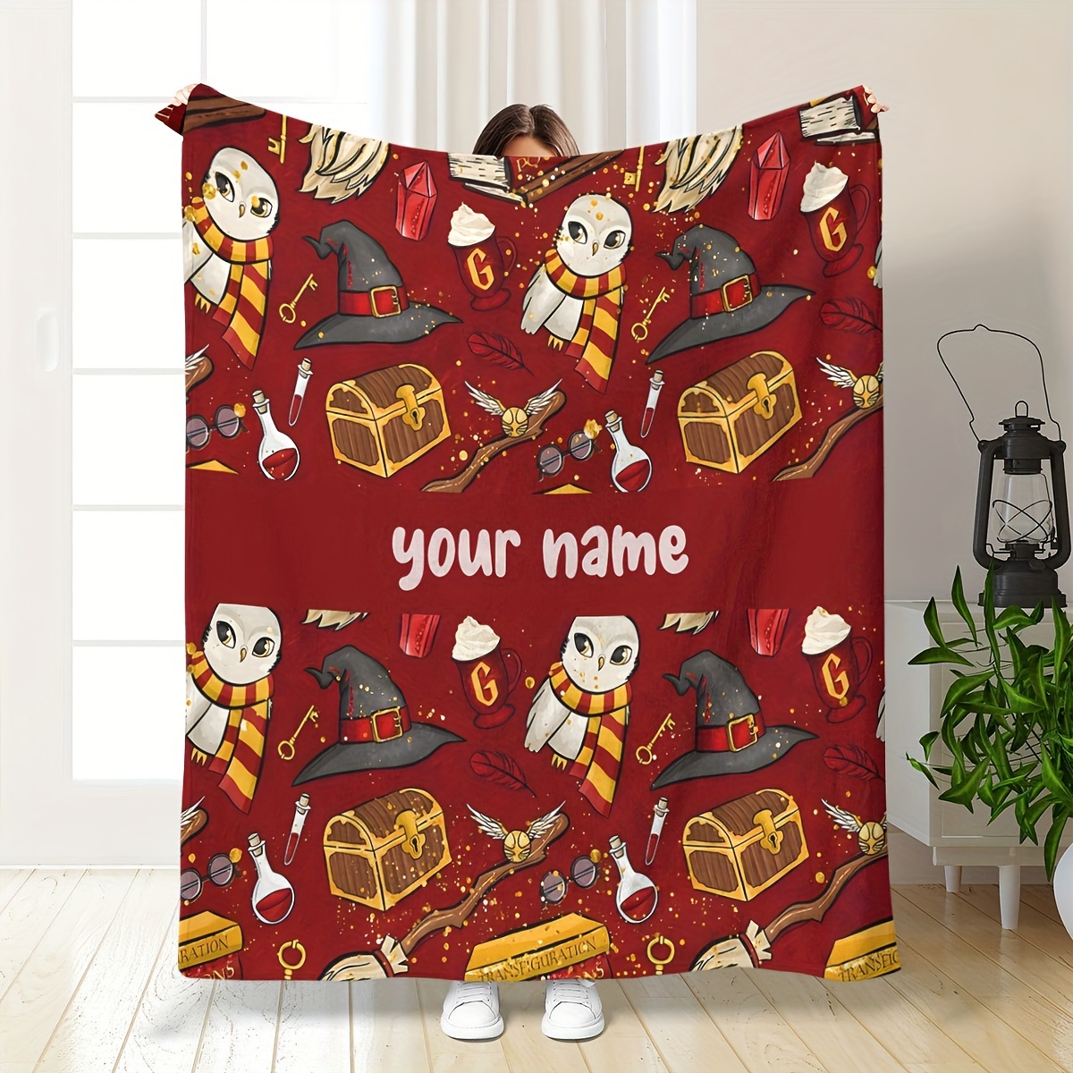 

Customizable Blanket - Knitted Multipurpose , Polyester 200-250gsm, For , Christmas, 's Day