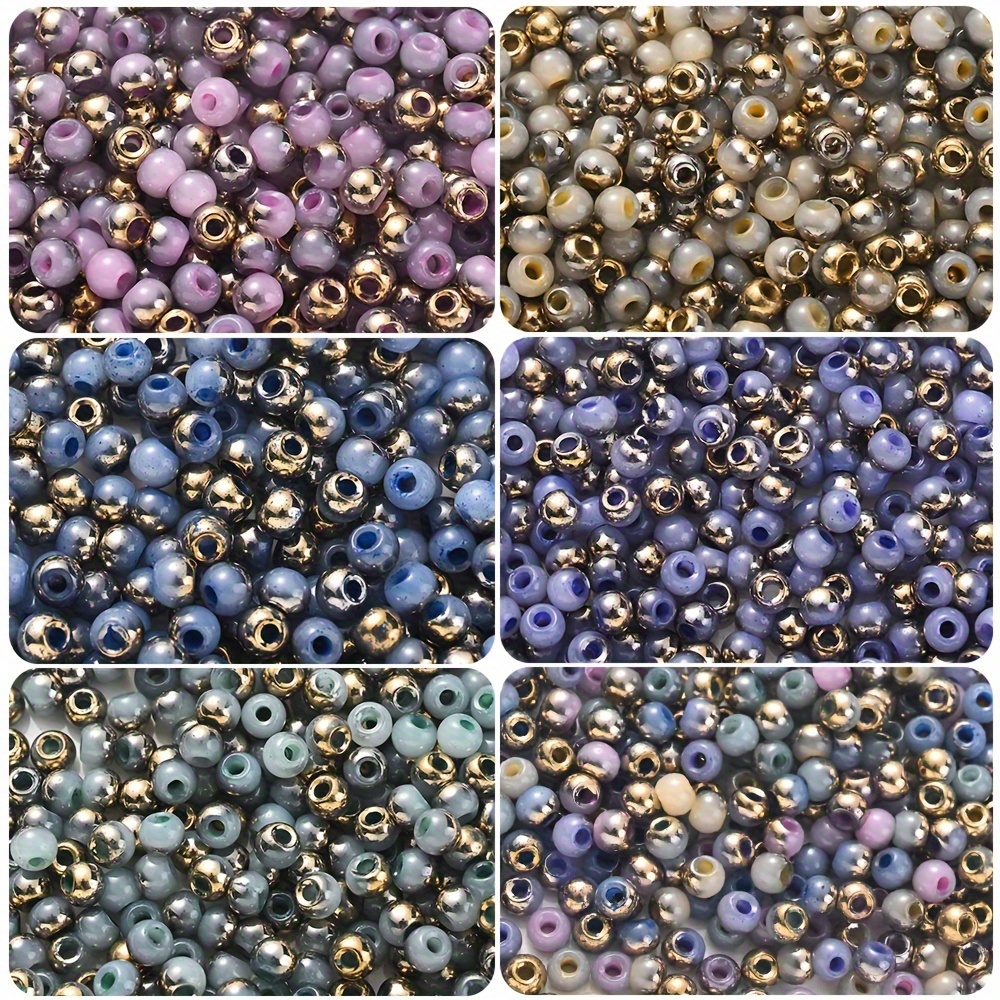 4mm Vibrant Glass Seed Beads for DIY Jewellery Making