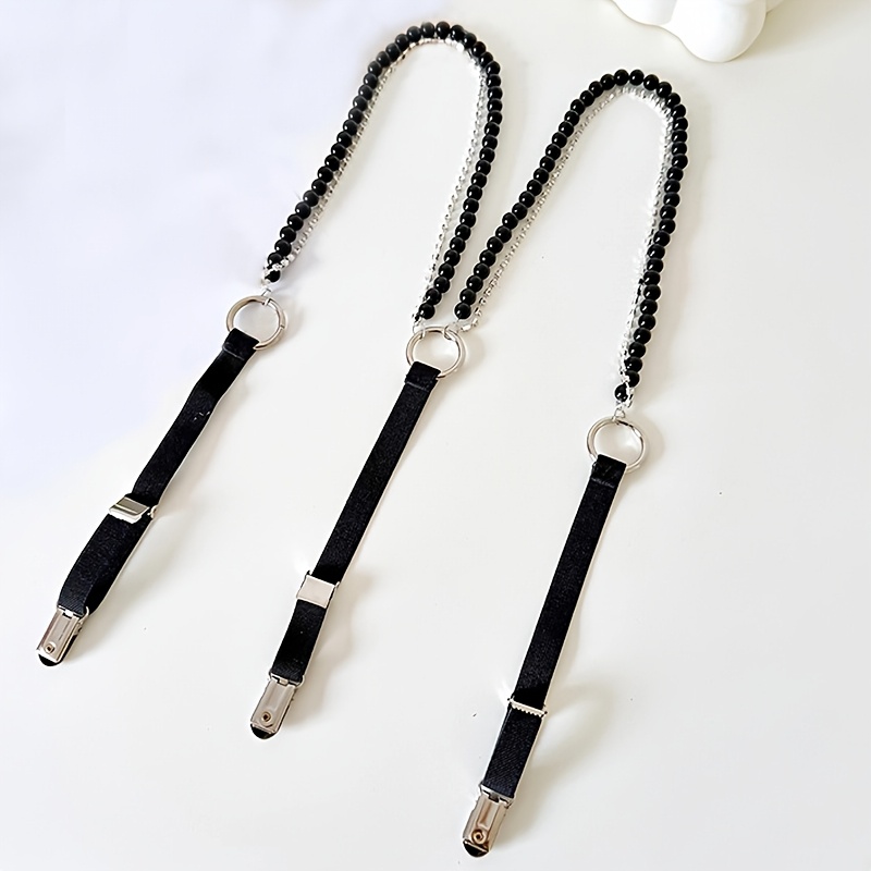 TEMU 1pc Rhinestone Suspenders, Unisex Style