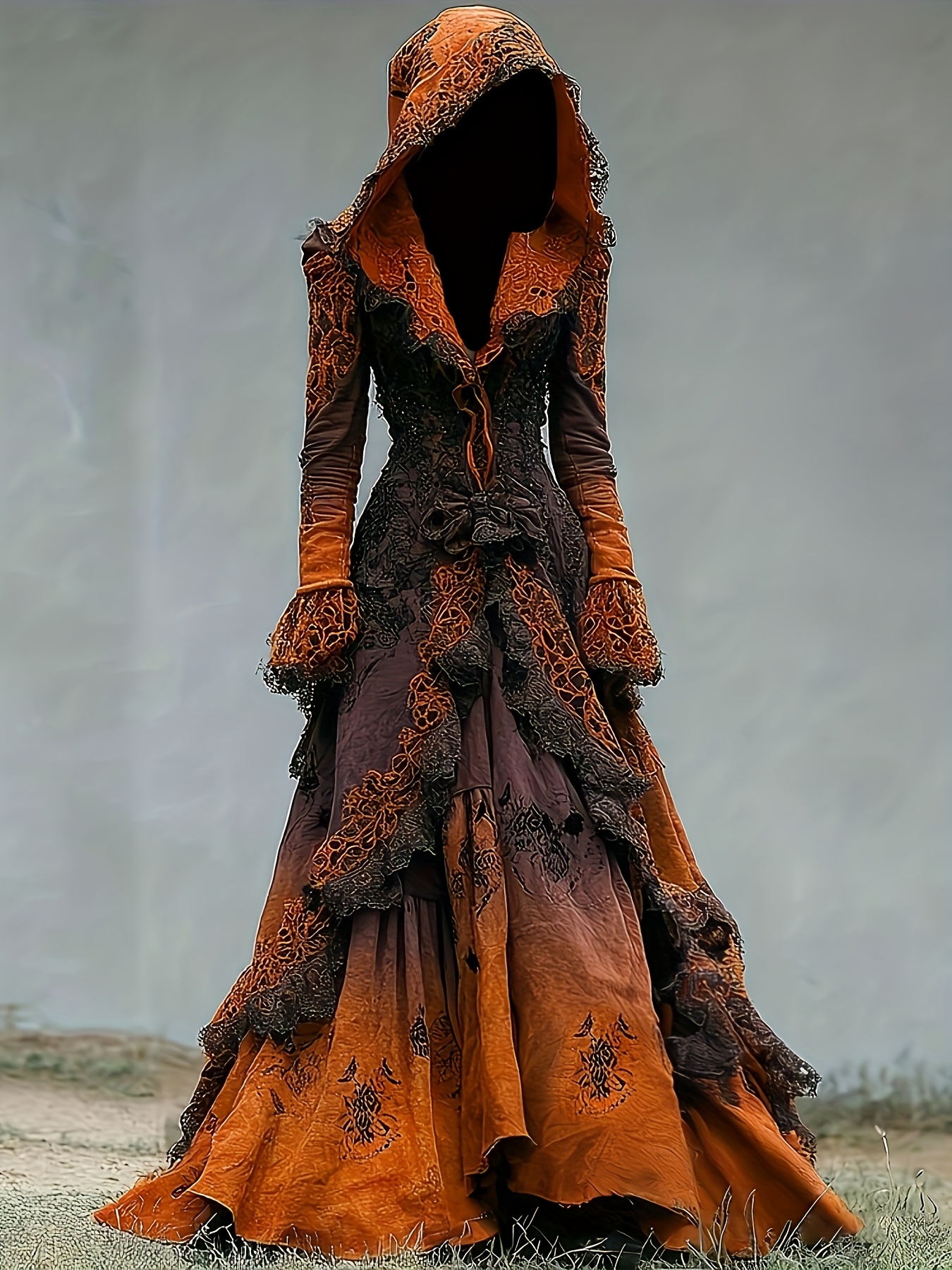 knee length dresses for ladies Forgotten Souls Costume (Plus Size)